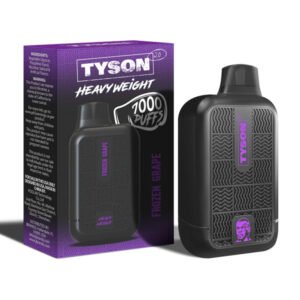 Tyson 2.0 Heavyweight Disposable Frozen Grape | 7000 Puffs